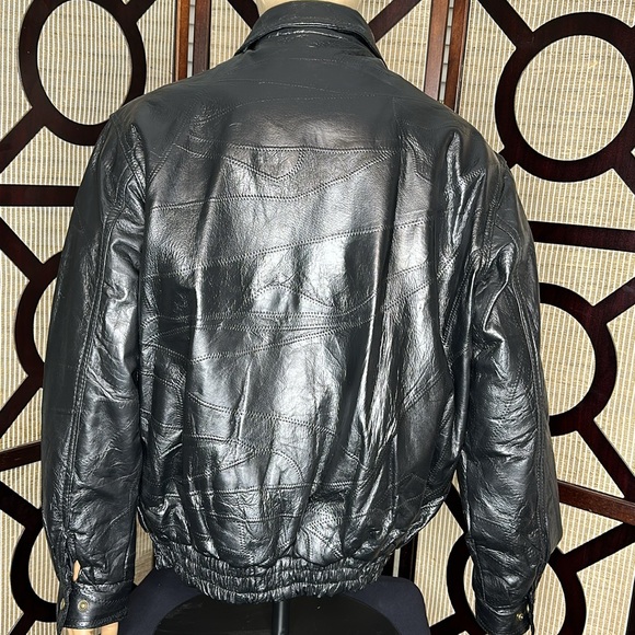 NWT: Men’s Napoline Leather Outfitters Genuine Leather jacket, size Large. NEW - Picture 9 of 14